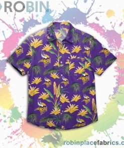 Minnesota Vikings Nfl Victory Vacay Button Up Shirt Minnesota Vikings Nfl Victory Vacay Button Up Shirt