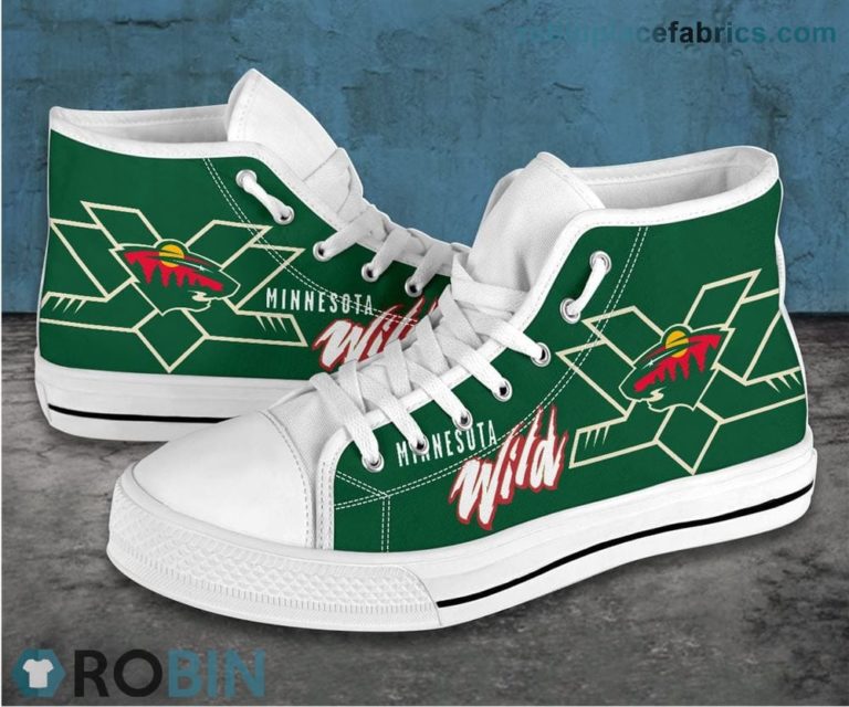 Minnesota Wild Canvas Shoes High Top