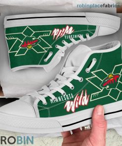 Minnesota Wild Canvas Shoes High Top