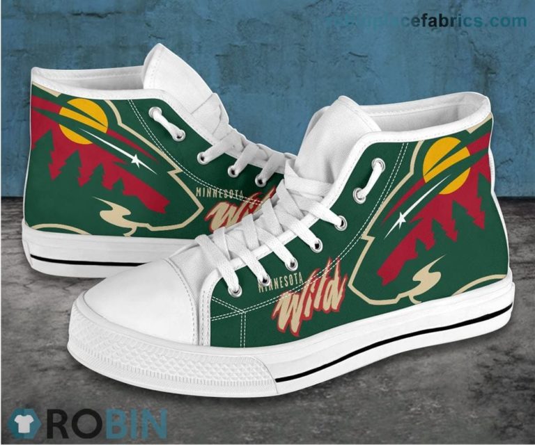 Minnesota Wild Canvas Sneaker High Top