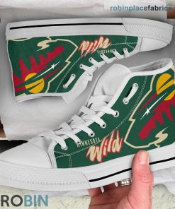 Minnesota Wild Canvas Sneaker High Top