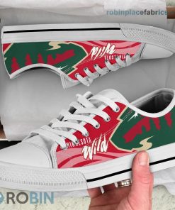 Minnesota Wild Canvas Sneaker Low Top Minnesota Wild Canvas Sneaker Low Top