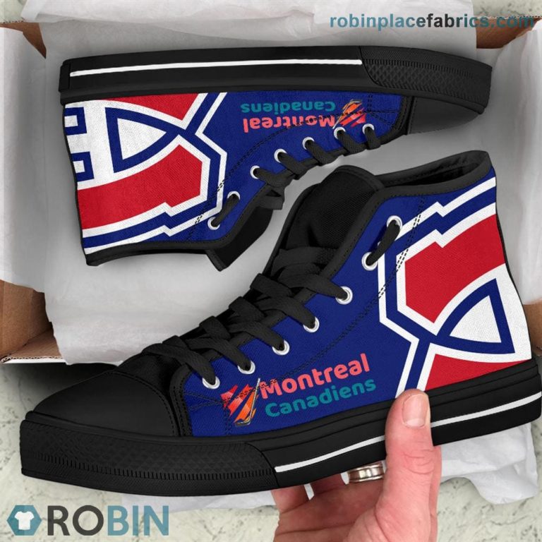 Montreal Canadiens Canvas Shoes High Top