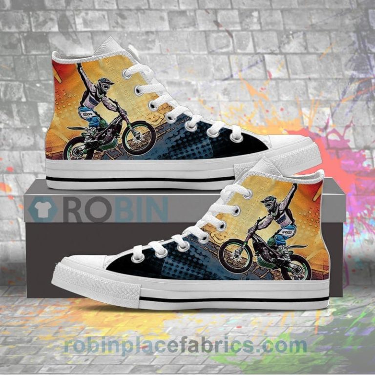 Motocross Canvas High Top Sneaker