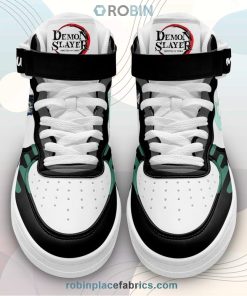 Muichiro Tokito Sneakers Air Mid Custom Anime Demon Slayer Shoes Muichiro Tokito Sneakers Air Mid Custom Anime Demon Slayer Shoes