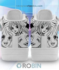 Nami Sneakers Air Mid Custom One Piece Anime Shoes