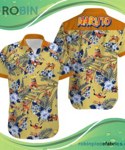 Naruto Hawaiian Shirt Anime Hawaiian Beach Shirt