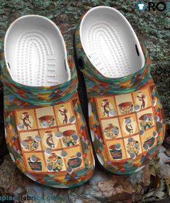 Native American Happy Life Crocs Shoes