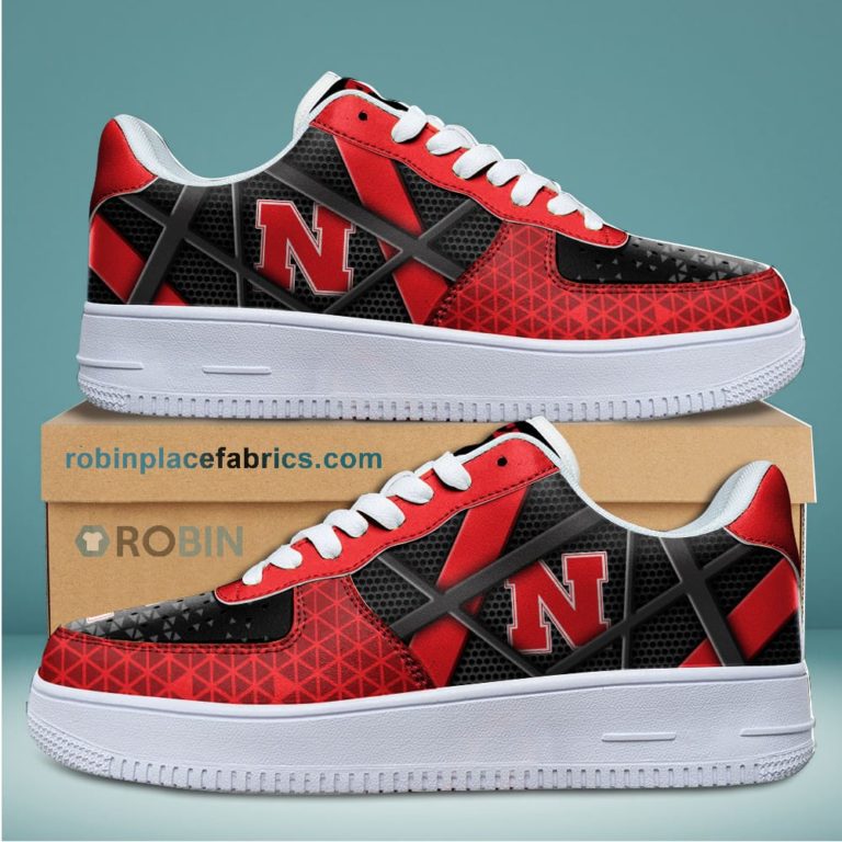 Nebraska Cornhuskers NCAA Football Team Air Force 1 NAF Sneakers