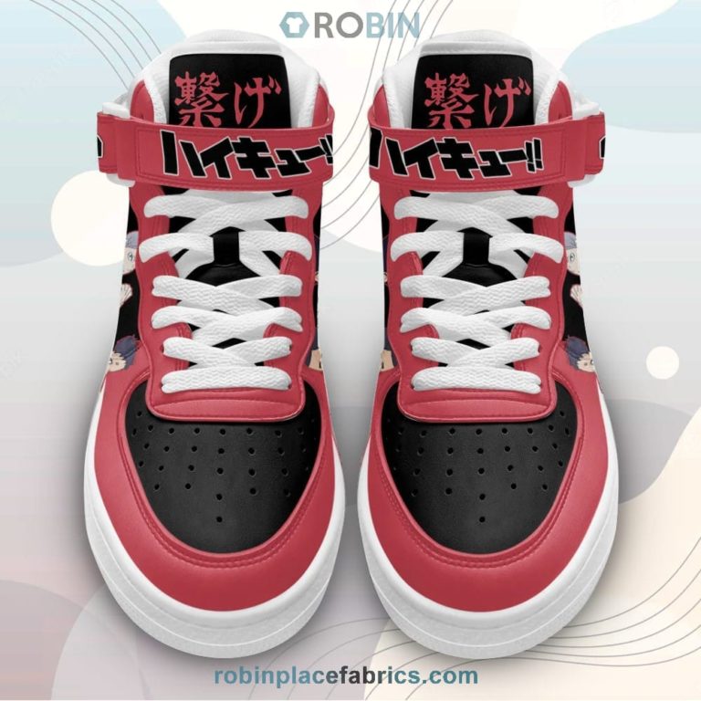 Nekoma High Sneakers Air Mid Custom Haikyuu Anime Shoes