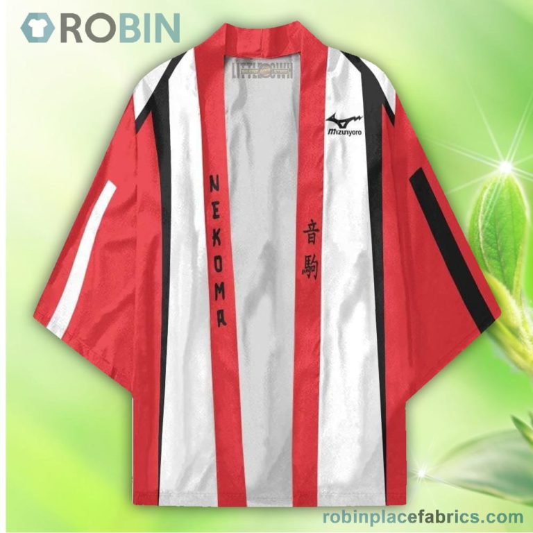 Nekoma Libero Haikyuu Kimono Cardigans