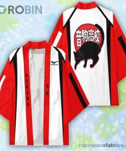 Nekoma Libero Haikyuu Kimono Cardigans