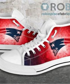 New England Patriots Canvas High Top Sneaker
