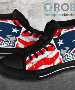 New England Patriots Canvas Sneaker Top Shoes