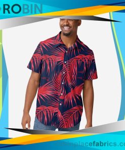 New England Patriots Hawaiian Button Up Shirt