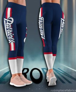New England Patriots NFL High Waisted Leggings New England Patriots NFL High Waisted Leggings