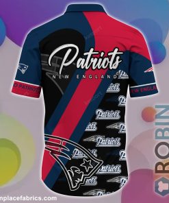 New England Patriots NFL Short Sleeve Button Down Shirt