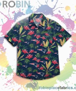 New England Patriots Nfl Victory Vacay Button Up Shirt