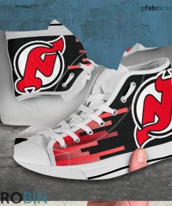 New Jersey Devils Canvas Shoes High Top