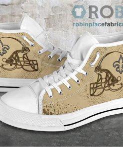 New Orleans Saints Canvas Sneaker Top Shoes