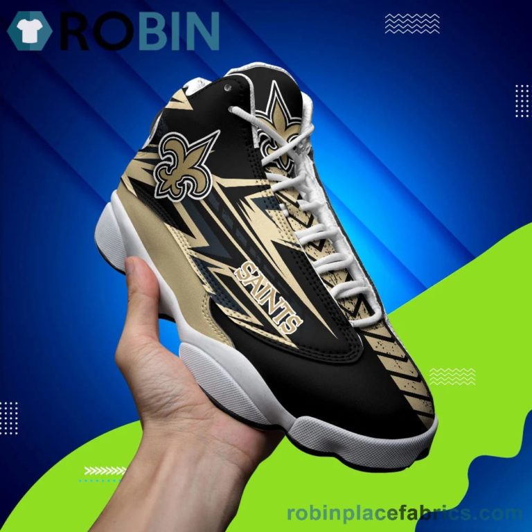 New Orleans Saints NFL Air Jordan 13 Sneakers