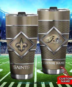 New Orleans Saints NFL Custom Name Tumblers Cup