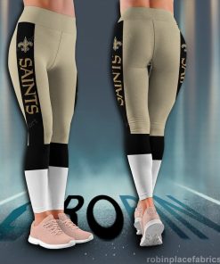 New Orleans Saints NFL High Waisted Leggings New Orleans Saints NFL High Waisted Leggings