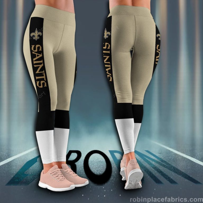 New Orleans Saints NFL High Waisted Leggings