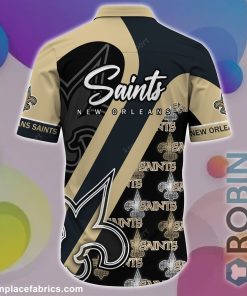 New Orleans Saints NFL Short Sleeve Button Down Shirt