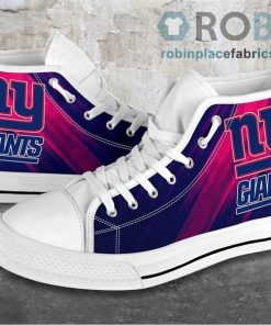 New York Giants Canvas High Top Sneaker