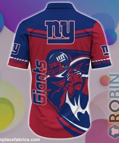 New York Giants NFL Casual Button Down Hawaiian Shirts