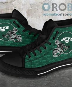 New York Jets Canvas High Top Shoes