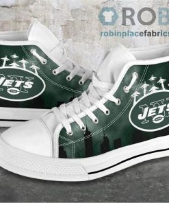 New York Jets Canvas High Top Sneaker