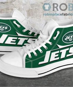 New York Jets Canvas Shoes High Top