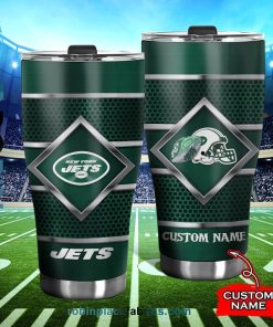 New York Jets NFL Custom Name Tumblers Cup