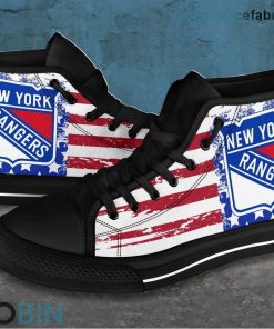 New York Rangers Canvas High Top Sneaker New York Rangers Canvas High Top Sneaker