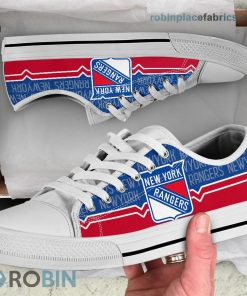 New York Rangers Canvas Low Top Shoes New York Rangers Canvas Low Top Shoes