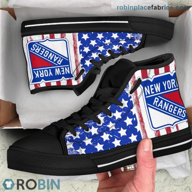 New York Rangers Canvas Sneaker High Top