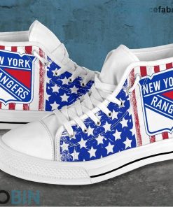 New York Rangers Canvas Sneaker High Top