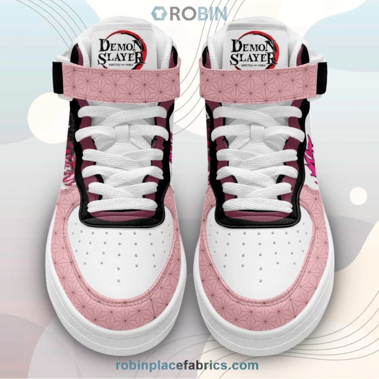 Nezuko Sneakers Air Mid Custom Anime Demon Slayer Shoes