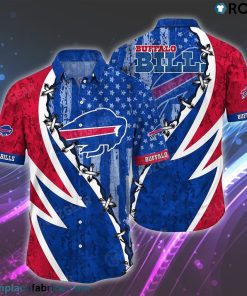 NFL Buffalo Bills Hawaiian Shirt Graphic American Flag