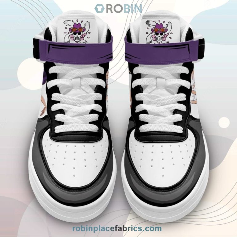 Nico Robin Sneakers Air Mid Custom Anime One Piece Shoes