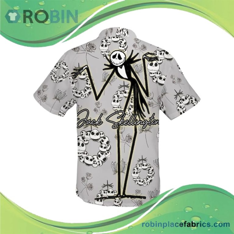 Nightmare Before Christmas Hawaiian Shirt Jack And Sally Hawaiian Shirt