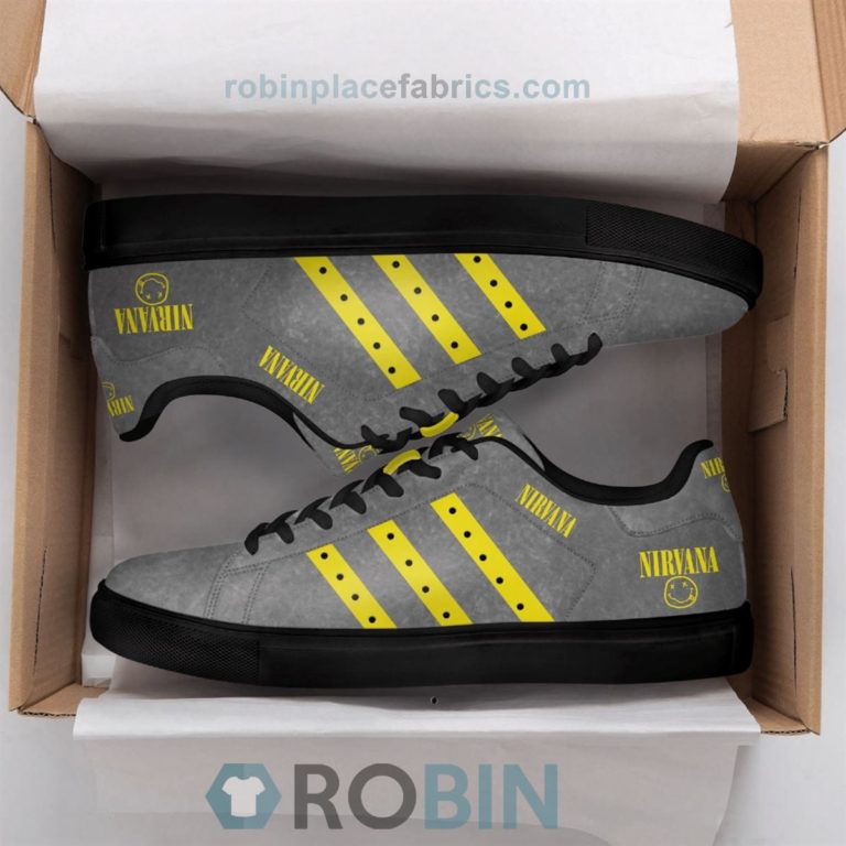 Nirvana Rock Band Low Top Casual Skate Shoes – Stan Smith Sneaker