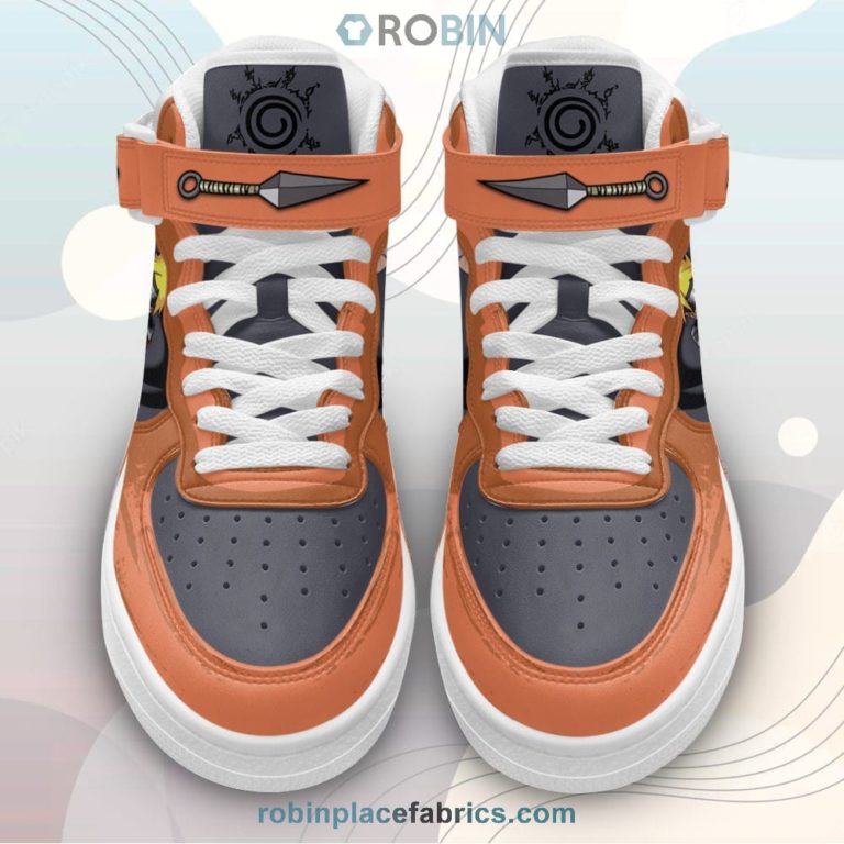 Nrt Uzumaki Sneakers Air Mid Custom Anime Shoes