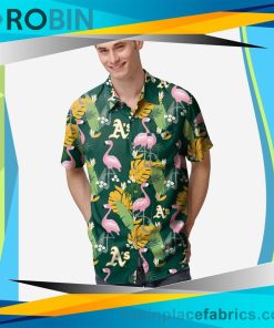 Oakland Athletics Floral Button Up Shirt Oakland Athletics Floral Button Up Shirt