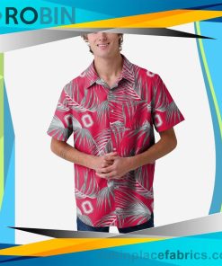 Ohio State Buckeyes Hawaiian Button Up Shirt