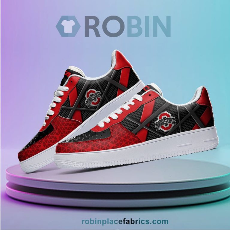 Ohio State Buckeyes NCAA Football Team Air Force 1 NAF Sneakers