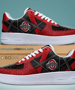 Ohio State Buckeyes NCAA Football Team Air Force 1 NAF Sneakers