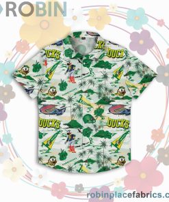 Oregon Ducks NCAA Short Sleeve Button Up Shirt